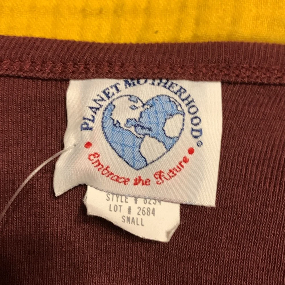 NWT Maternity size small ( or medium?) maroon button up cardigan - Picture 4 of 5